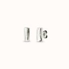 Tubular shape stud earrings