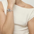 Bangle bracelet with starfish
