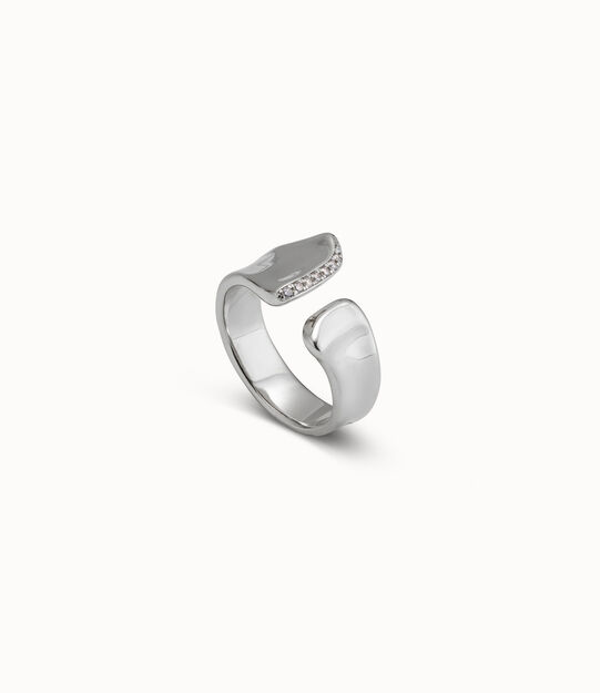 Ring with topaz