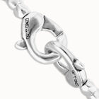 Beads bracelet with interlocking carabiner