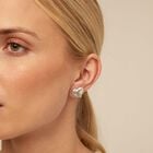 Stud earrings with heart shape