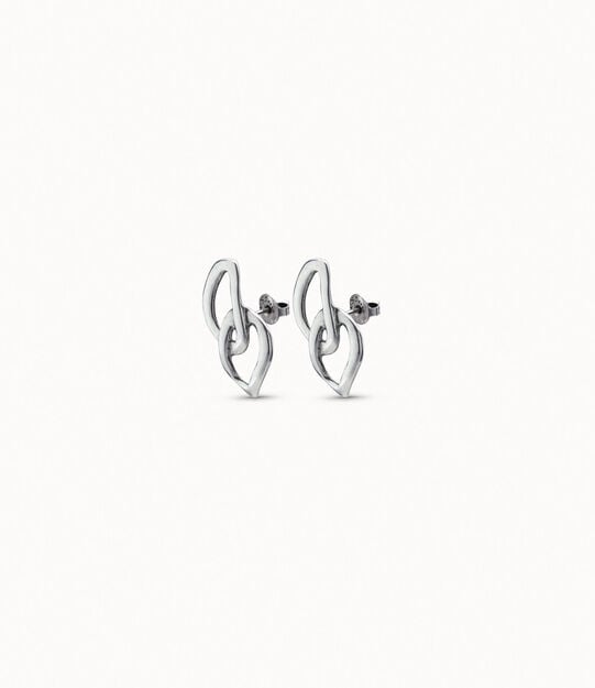 EarRing INSEPARABLES, Silver, large
