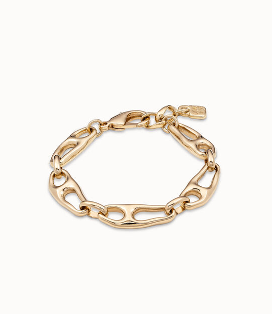 18K gold-plated link bracelet