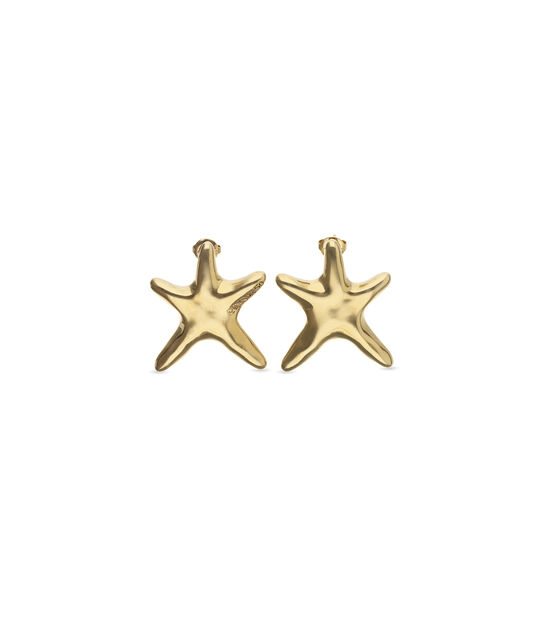 Medium starfish-shaped earrings