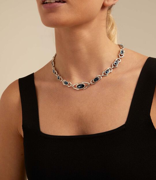 Necklace Madame, Silver, large