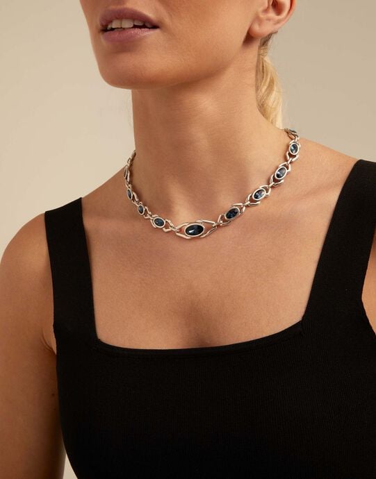 Necklace Madame, Silver, large