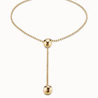 Long adjustable chain necklace
