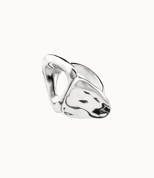 Anillo bañado en plata de ley