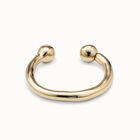 Bangle bracelet with double ball