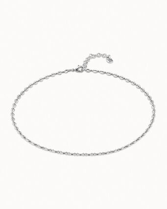 Sterling silver-plated short chain