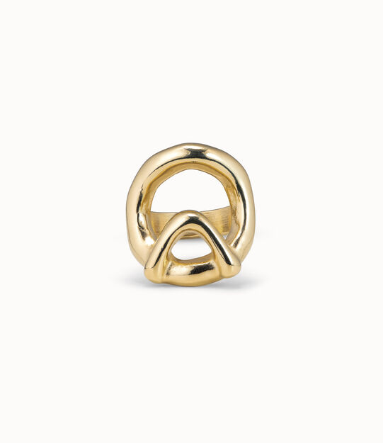 Anillo bañado en oro 18k