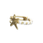 Bracelet with pearls and starfish