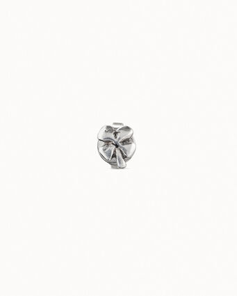 Sterling silver-plated clover piercing