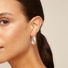 Open hoop earrings