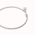 Beaded chain charm bracelet