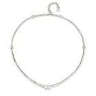 Choker necklace with white cubic zirconia