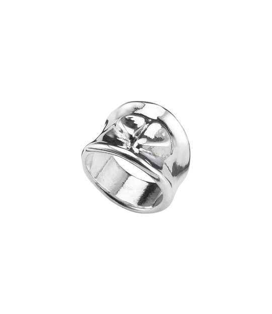 Anillo bañado en plata de ley
