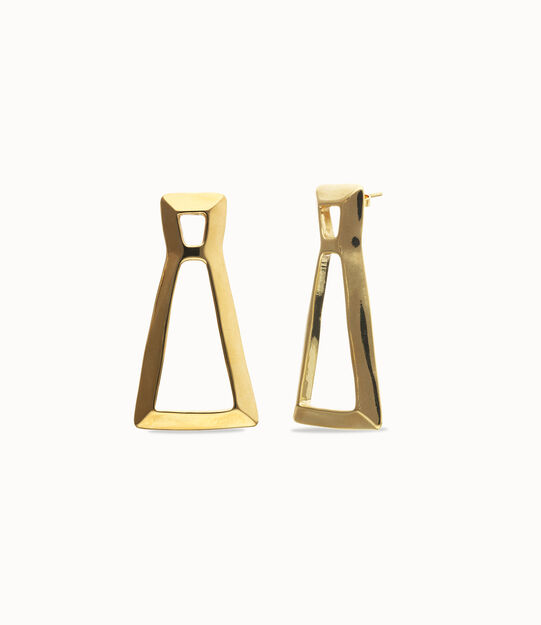 Triangular earrings