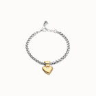 Chain bracelet with small heart detail