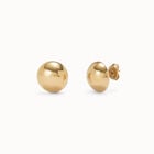 Bead shaped stud earrings