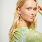 Small heart stud earrings