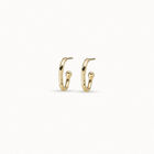 Hoop charm earrings