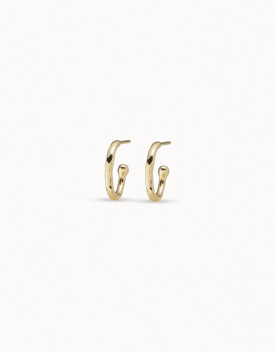 Hoop charm earrings