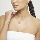 Double necklace with butterflies