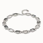 Short necklace with crystals