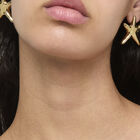 Medium starfish-shaped earrings