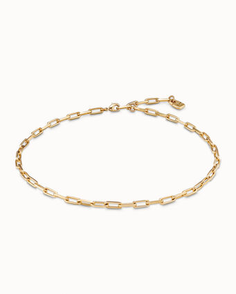 18K gold-plated short chain