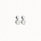 Circle drop earrings