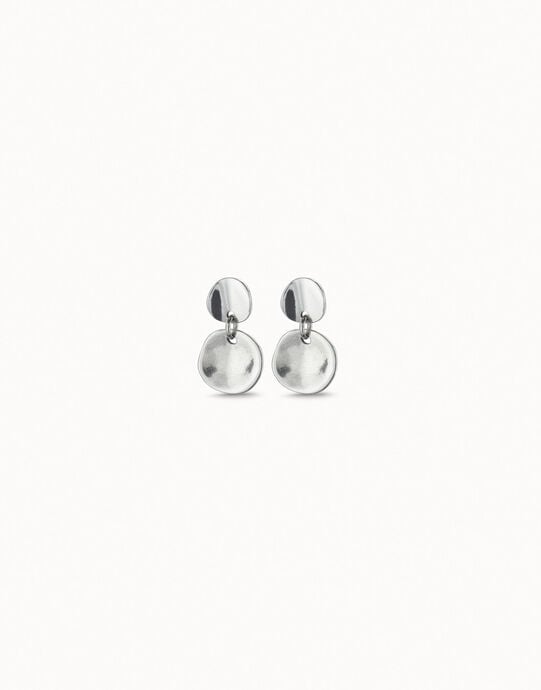 Orecchini irregolari placcati argento Sterling