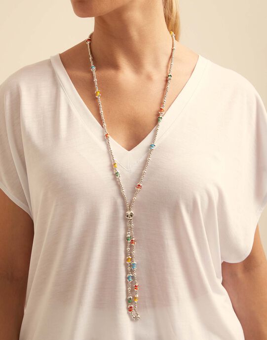 Necklace Oaxaca, Silver, large