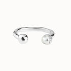 Bangle bracelet with murano glass