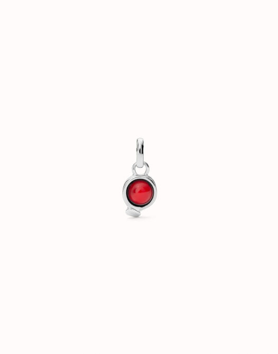 Charm with red stone