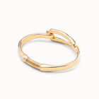 Bangle bracelet with buckle