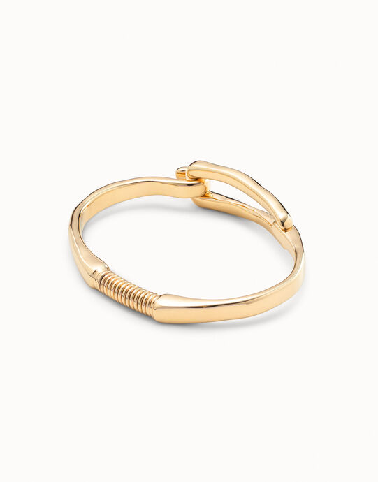 Armband mit Schnallenverschluss 18 Karat vergoldet, Gold, large