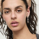 Long earrings with starfish and crystals