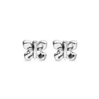 Stud earrings with a butterfly shape