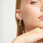 Elongated zigzag earrings