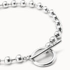Collana corta catenina placcata argento Sterling