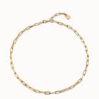 Short link chain charm necklace