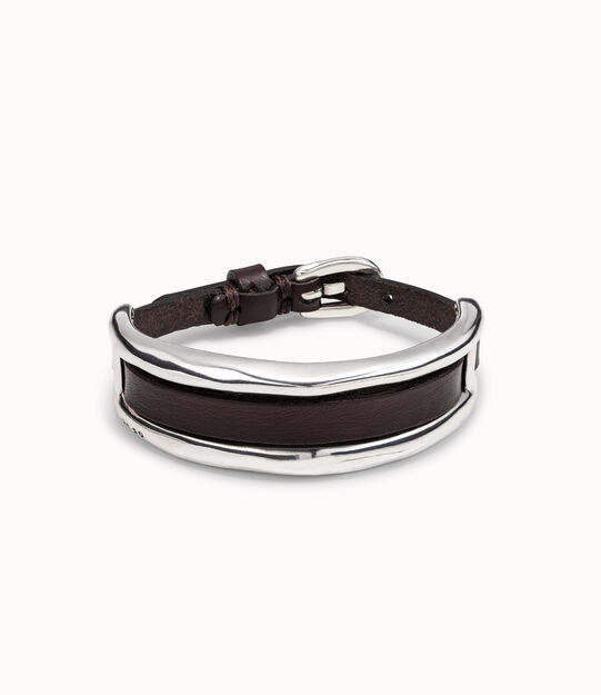 Pulsera bañada en plata de ley
