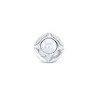 Anillo ba&ntilde;ado en plata con perla