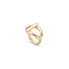 Anillo ba&ntilde;ado en oro 18k