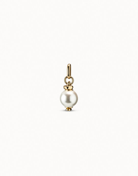 Charm with white pearl