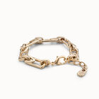 Rectangular link chain bracelet