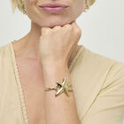 Bangle bracelet with starfish