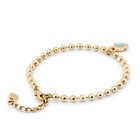 Beaded charm anklet